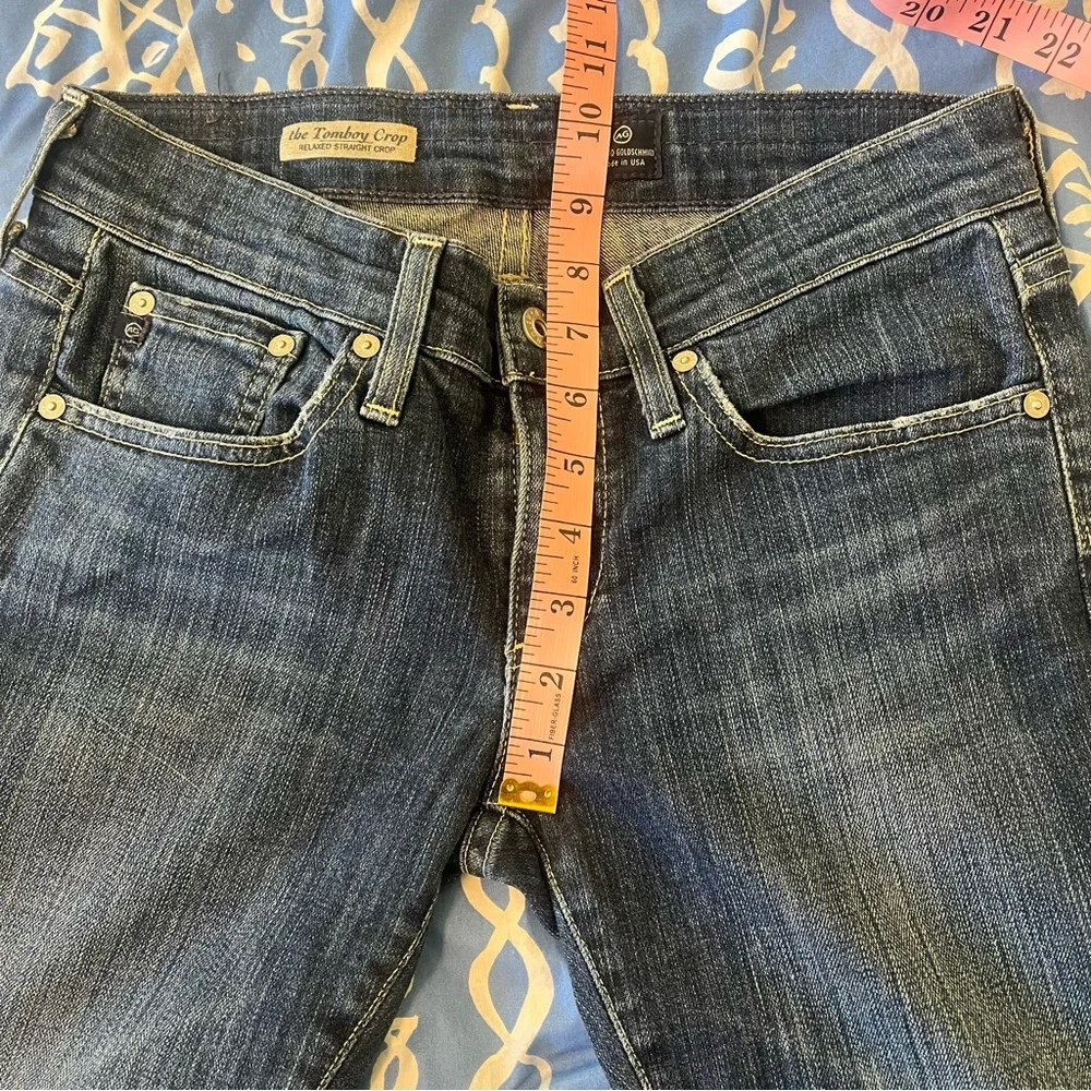 Adriano Goldschmied The Tomboy Relaxed Straight Crop Jeans Size 26 - Picture 8 of 14